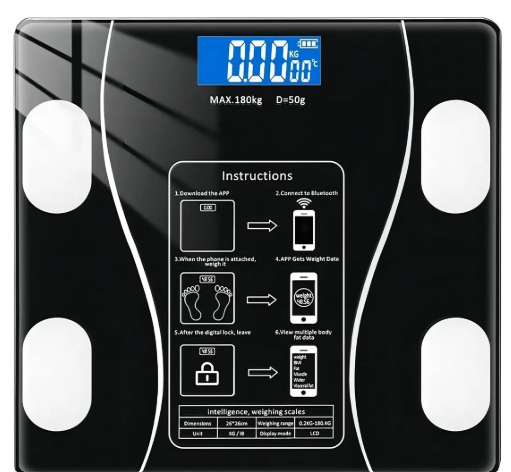 Báscula Inteligente Digital Bluetooth