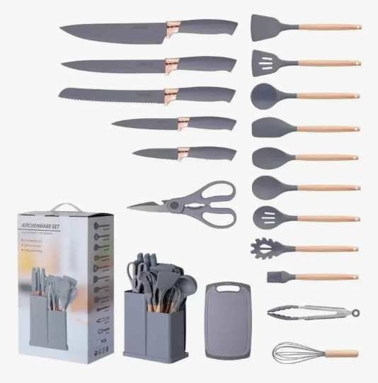 SET DE UTENSILIOS EN SILICONA
