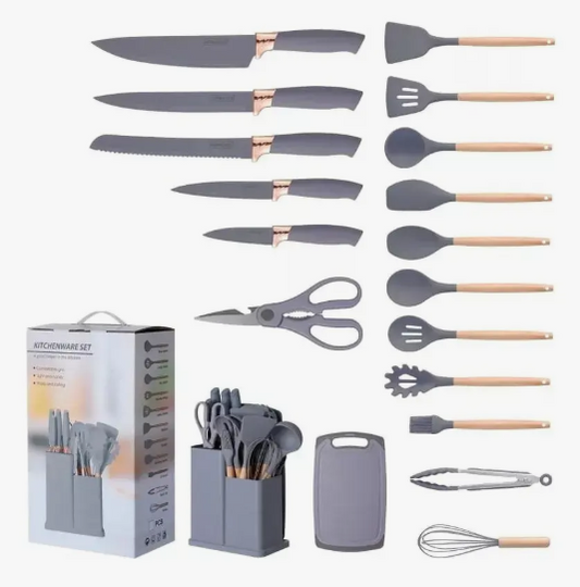 SET DE UTENSILIOS EN SILICONA