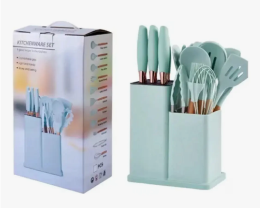 SET DE UTENSILIOS EN SILICONA