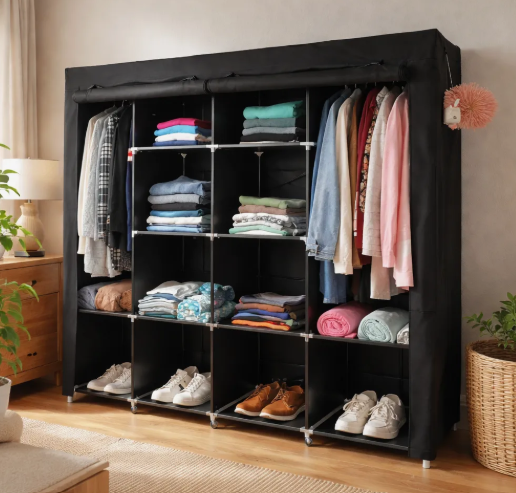 CLOSET DE TELA 4 CUERPOS