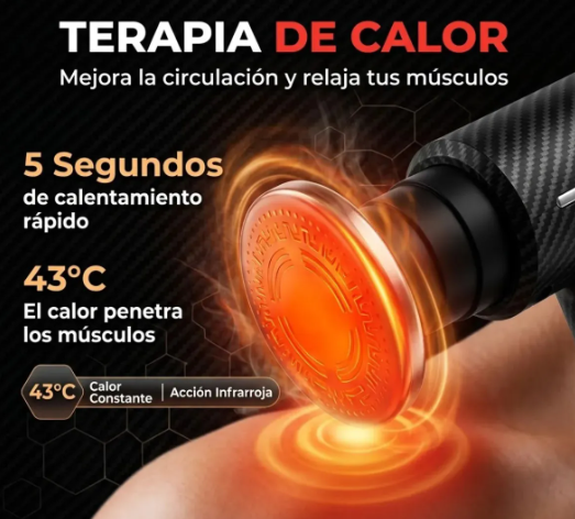 PISTOLA MASAJEADORA FRÍO CALOR