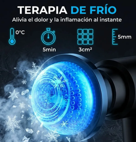 PISTOLA MASAJEADORA FRÍO CALOR